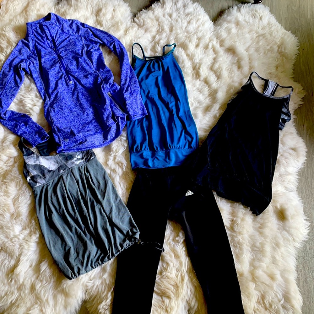 Athletic wear bundle: Lululemon, Adidas, Athleta